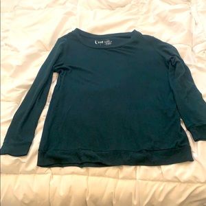 Emerald green ZYIA boyfriend sweater size small